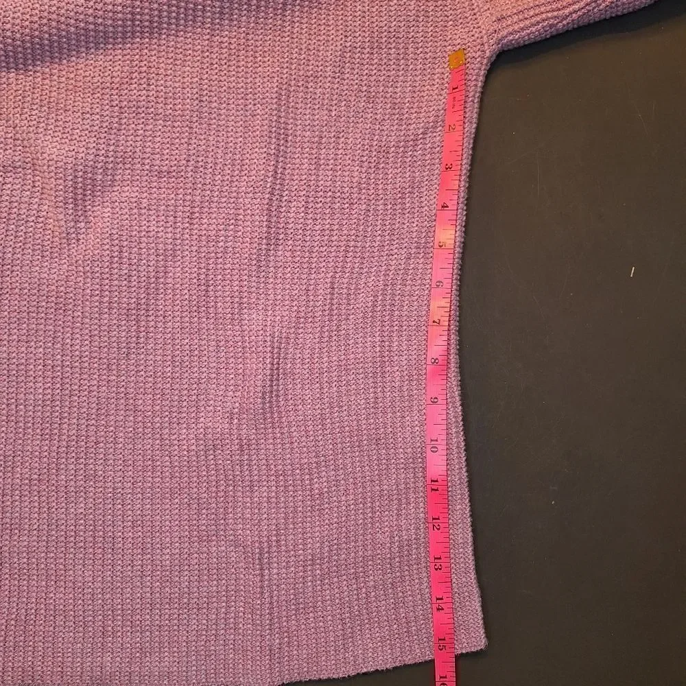 Eileen fisher knit sweater large pink/purple large